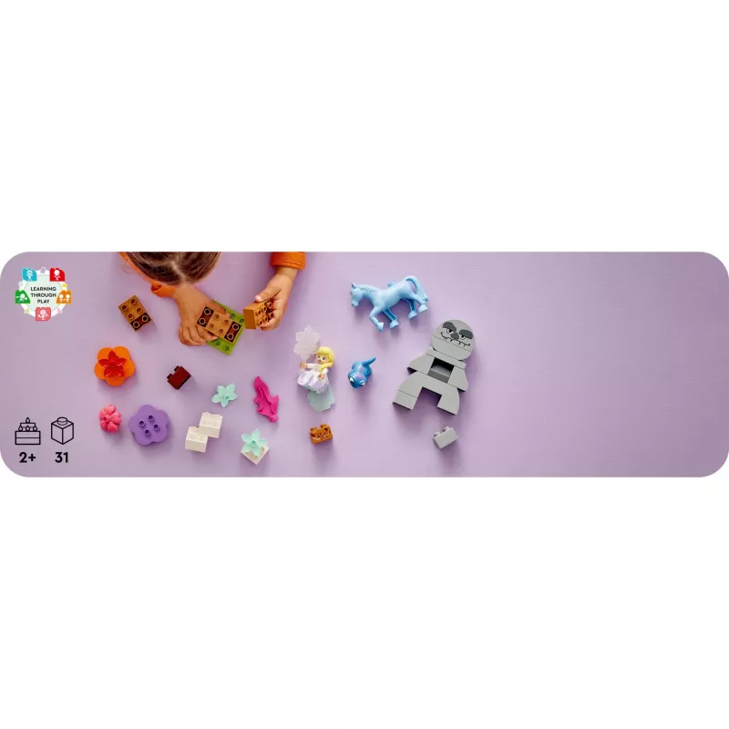 LEGO DUPLO hracia sada 10418 — Disney Elsa a Bruni v zakliatom lese, 31 dielov, 2+ roky