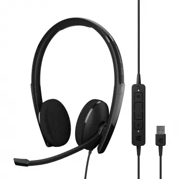 EPOS | SENNHEISER ADAPT 160T USB II Headset káblový headset kancelária/call centrum USB Type-A čierna