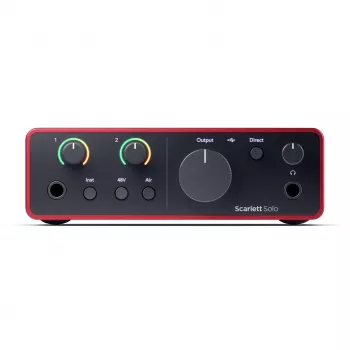 Focusrite Scarlett Solo 4th Gen - 2-kanálové audio rozhranie
