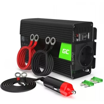 Napájací adaptér menič napätia Green Cell INV17 Auto 500W čierny
