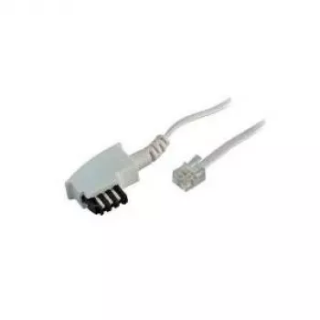 Telefónny kábel S/CONN 70050-W 10 m biely