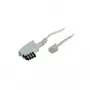 Telefónny kábel S/CONN 70050-W 10 m biely