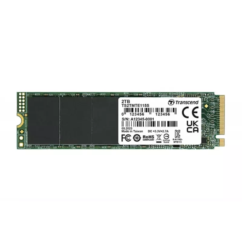 SSD disk Transcend 1 TB M.2 PCIe Gen3 x4 NVMe TS1TMTE115S