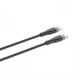FIXED FIXDB-CC2-BK opletený kábel USB-C/USB-C, 2 m, 100 W