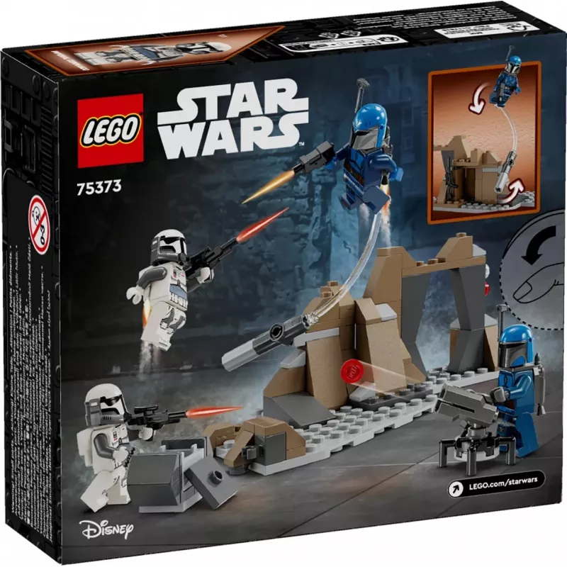 Stavebnica LEGO Star Wars Ambush on Mandalore Battle Pack 75373 — 4 minifigúrky, 109 dielov, vek 6+