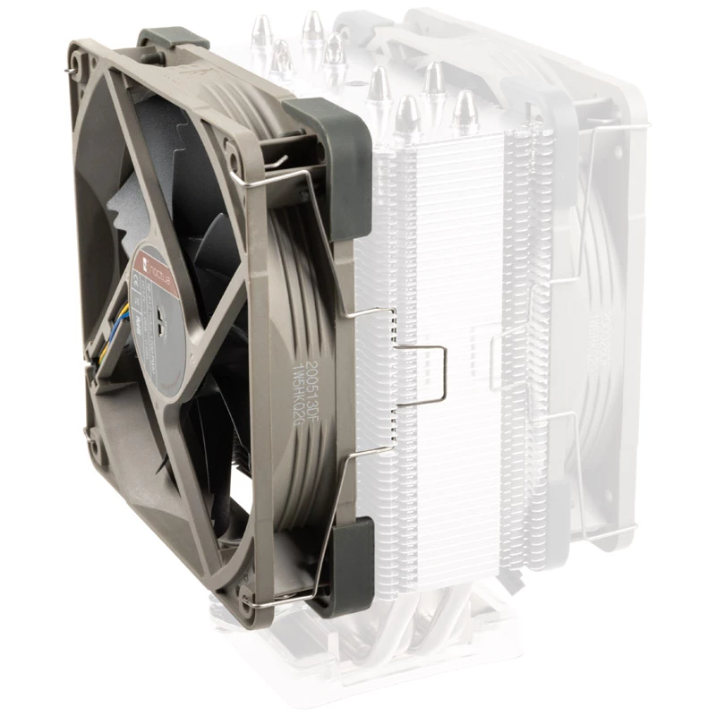 Noctua NA-FK1 redux súprava druhého ventilátora 120 mm (120x120x25), PWM, 1700 ot./min., sivá, pre NH-U12S redux