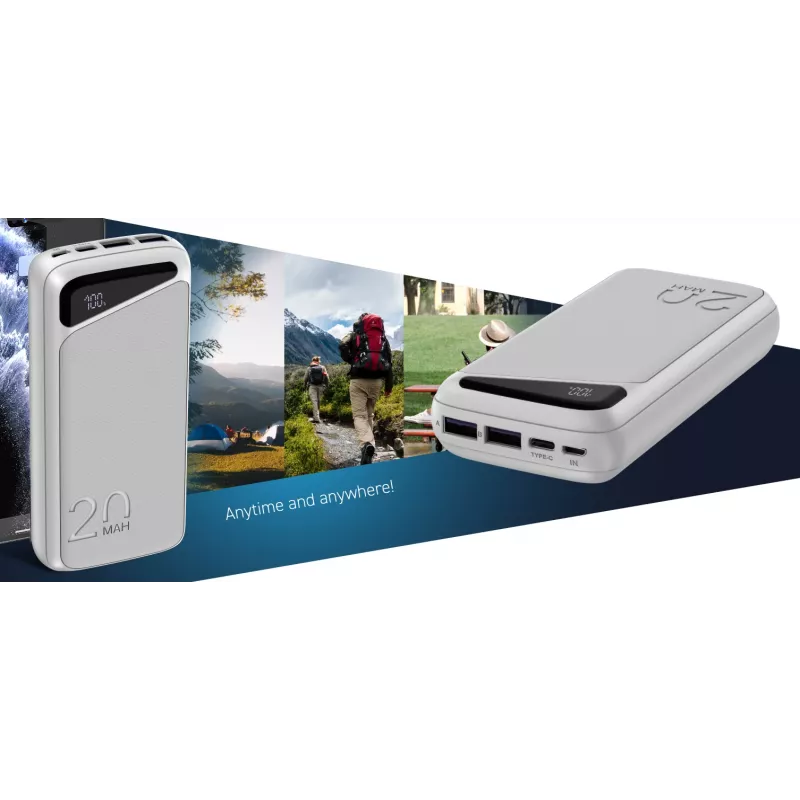 Prenosná powerbank Navitel PWR20 MX BIELA 20000 mAh