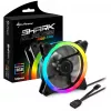 SHARKOON SHARK Blades 120mm ARGB ventilátor do skrine - čierny
