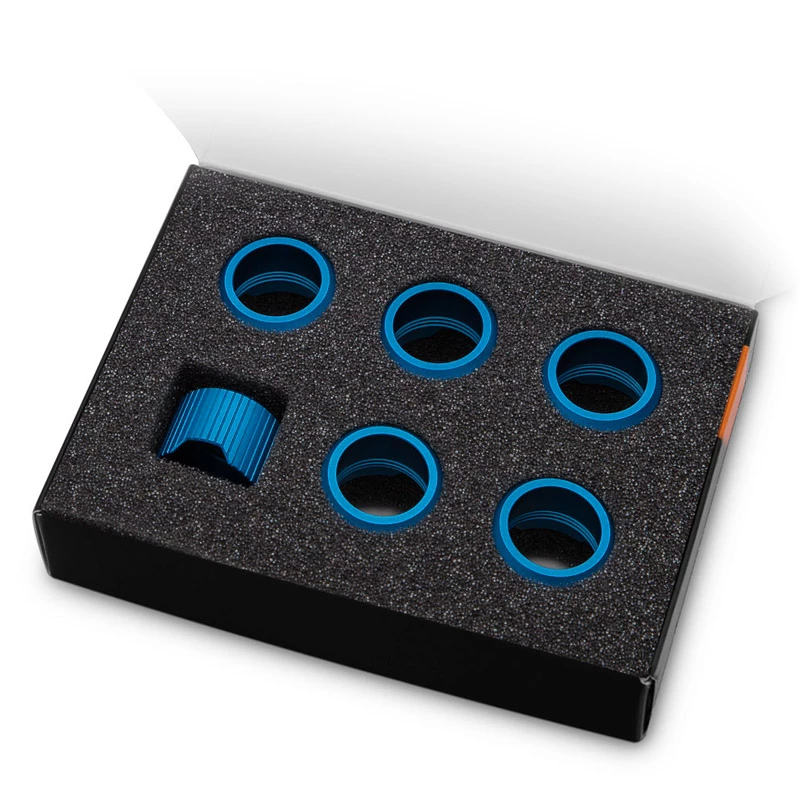 Kompresný krúžok EK Water Blocks EK-Quantum Torque balenie 6 ks STC 16 modrý