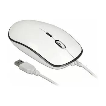 Myš DeLOCK 12532 kancelárska obojručná USB Type-A optická 3200 DPI
