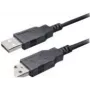 USB kábel Bachmann 940.045 3m USB A čierny
