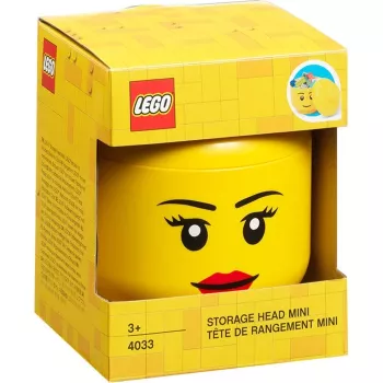 Storage-Head-Mini od Room Copenhagen – úložná nádoba kompatibilná s LEGO 40331725, Copenhagen Girl Design