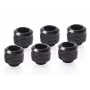 Sada fitingov Alphacool 17475 — mosadzné fitingy, čierne, Ø 22 mm, V 20 mm