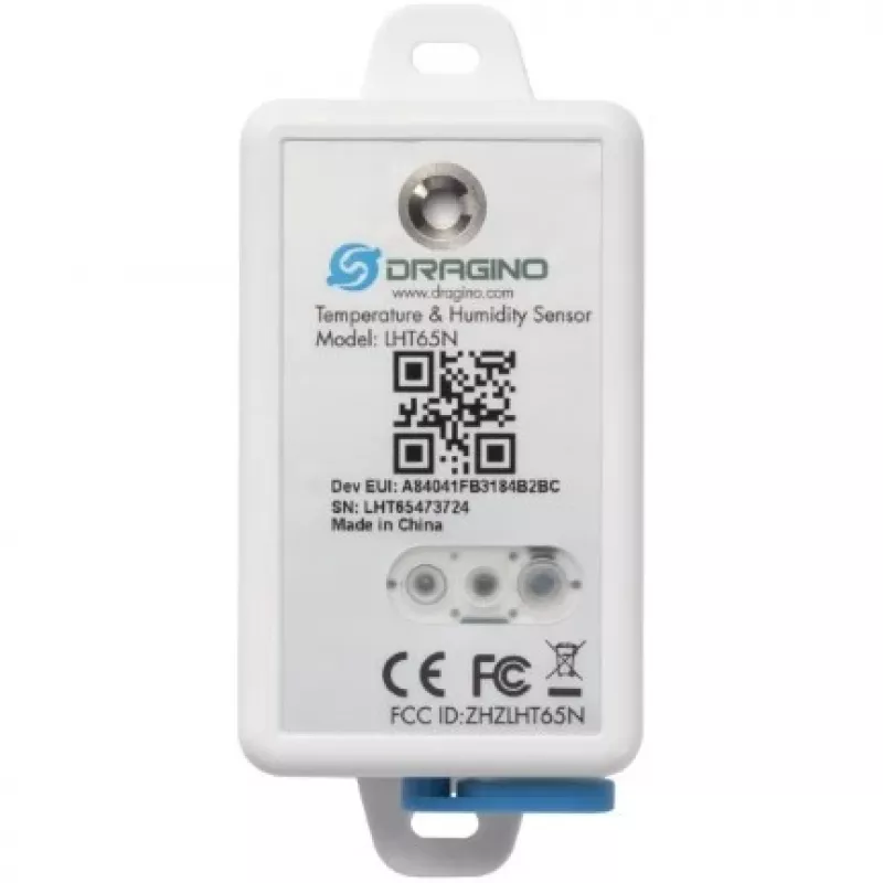DRAGINO LoRaWAN teplotný & vlhkostný senzor LHT65S-EU868-E3 — LoRaWAN EU868 environmentálny senzor