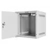 Lanberg WF10-2306-10S nástenná rack skriňa 10" 6U, 336×280×310 mm, sklenené dvere, 20 kg, sivá (RAL 7035)