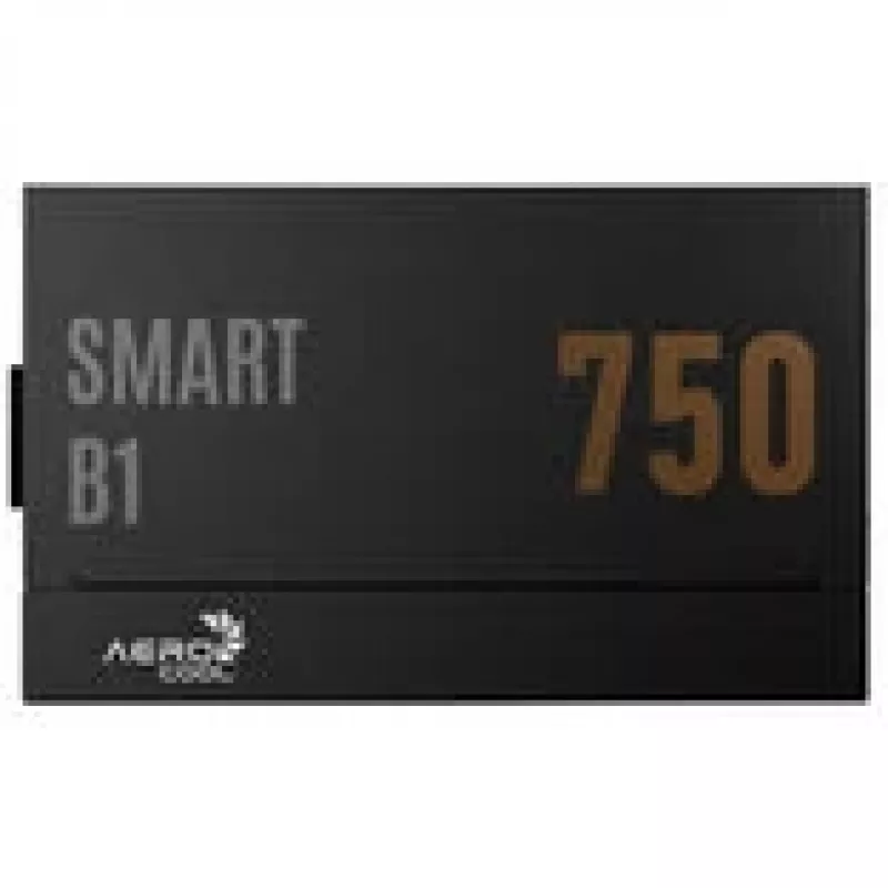 AeroCool Smart B1 80 PLUS Bronze napájací zdroj, PCIe 5.1, ATX 3.1 – 750 Watt, čierna