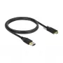 DeLOCK 83718 USB kábel USB 3.2 Gen 2 1m USB A USB C čierny