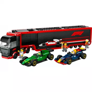 LEGO CITY 60445 F1 - Kamión s RB20 & AMR24 F1 autami
