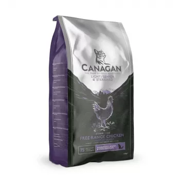 Canagan suché krmivo pre mačky Light/Senior 1,5kg