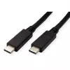 ROLINE USB3.2Gen2 kábel PD 20V5A Type-C-C ST/ST 0,5 m - kábel - Digital/Dáta - 0,5 m (11.99.9057)