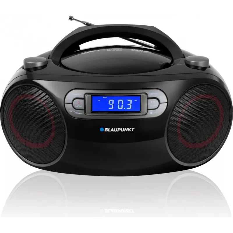 Boombox FM PLL CD/MP3/USB/AUX/Hodiny/Budík