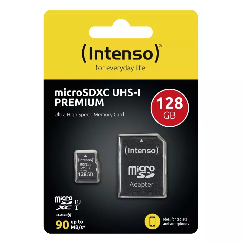 Flash pamäť Intenso 128GB microSDXC UHS-I Class 10