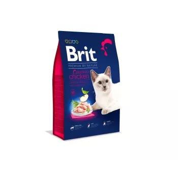 Suché krmivo pre mačky Brit Premium By Nature Sterilized kuracie, 1,5 kg, dospelé kastrované mačky, 33 % bielkovín, 14 % tuku