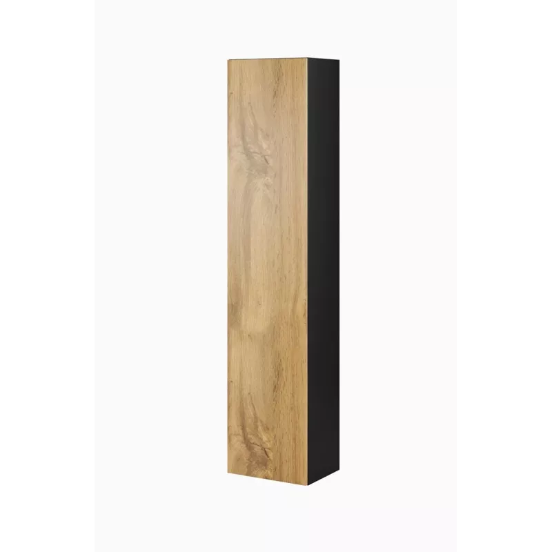 Cama obývacia zostava skríň VIGO 3 čierna/dub wotan