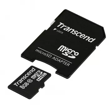 Transcend Premium - flash pamäťová karta (microSDHC/SD adaptér v balení)