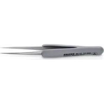 KN 92 21 12 ESD - precízne pinzeta s pogumovanou rukoväťou ESD, 112 mm