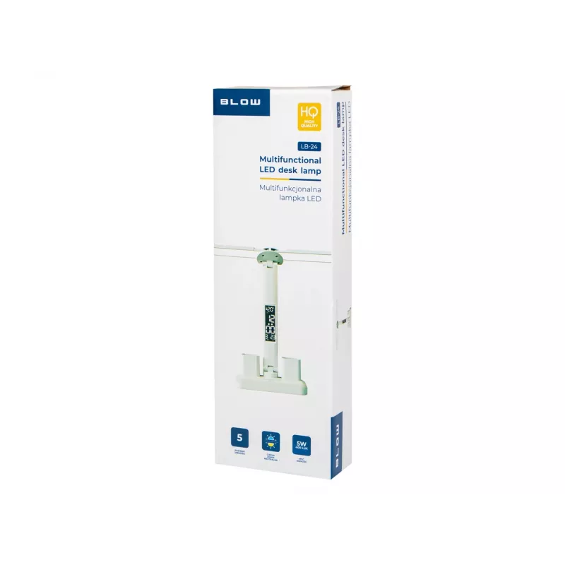 LB-24 LED stolná lampa s hodinami