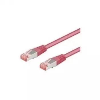 Sieťový kábel Goobay CAT 6-100 RJ-45 SSTP 1 m purpurový