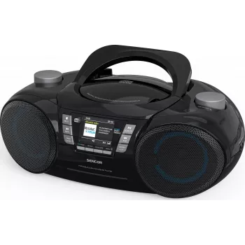Prenosný DAB+ CD/MP3/USB/SD Bluetooth prehrávač SENCOR SPT 6510DB — DAB+, Bluetooth 5.3, 16 W RMS, CD/USB/SD, 2,4