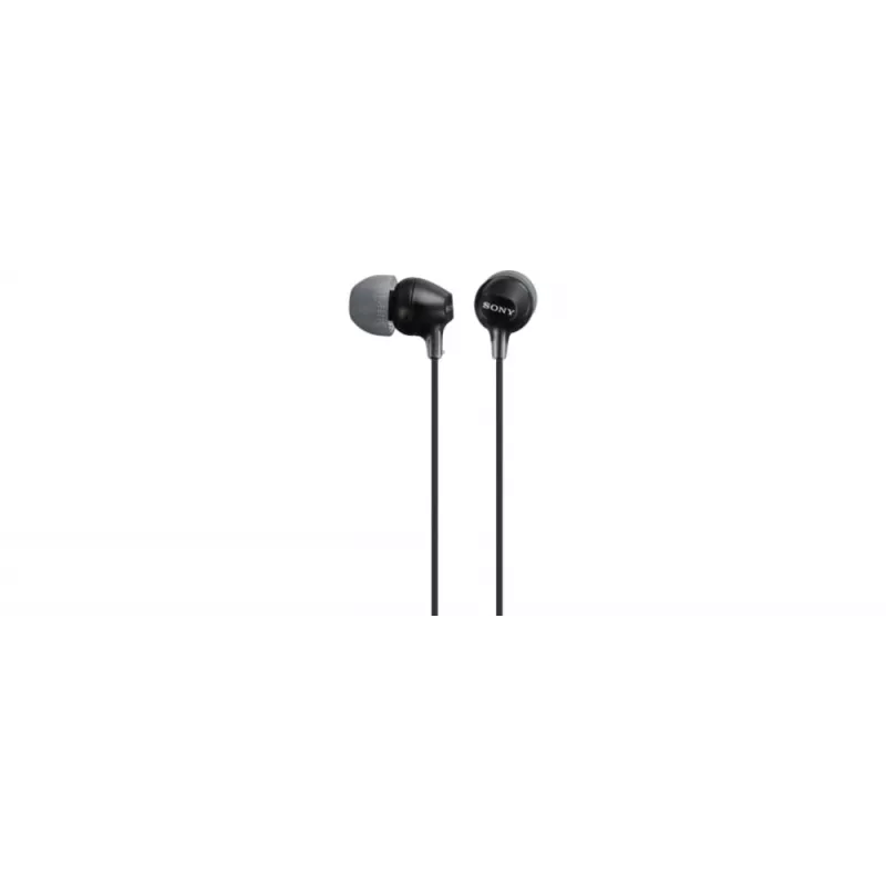 Sony MDR-EX15AP, Káblové, 8 - 22000 Hz, Hovory/Hudba, 3 g, Headset, Čierna