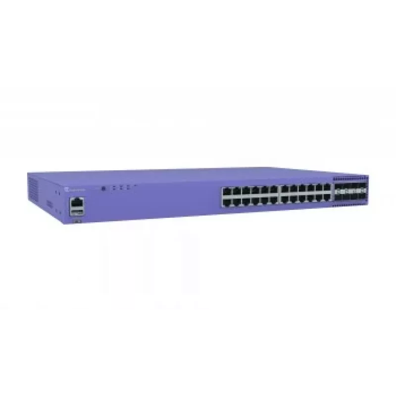 Extreme Networks ExtremeSwitching 5320-24P-8XE riadený switch L2/L3, 24x 10/100/1000 PoE+, 4x 1/10 Gigabit SFP+, 2x SFP-DD, stohovateľný