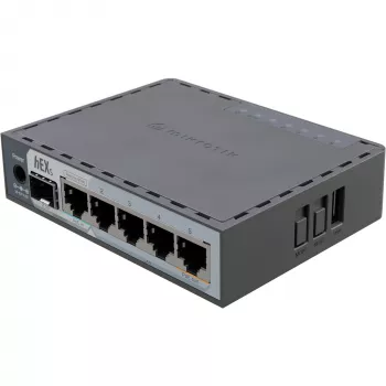 Mikrotik E60IUGS káblový router Gigabit Ethernet čierny