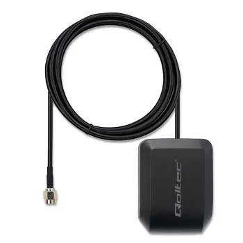 GPS/GLONASS anténa QOLTEC model 57055 s magnetickou základňou, 28 dB zosilnenie