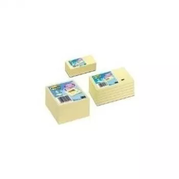 Samolepiace lístočky 3M BP370 76×76 mm žltá — 100 listov