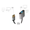 LogiLink CDA0109 káblový adaptér DisplayPort na VGA 0,15 m čierny sivý