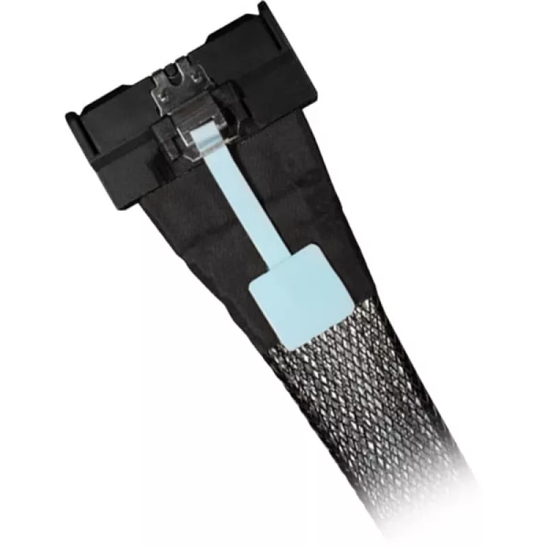 Adaptér pre disky ICY BOX MB413L-B – MCIO 8i SFF-TA-1016 na 2× MCIO 4i SFF-TA-1016