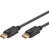 Kábel DisplayPort 1.4 konektor samec > DisplayPort konektor samec (čierny, 2 metre, 8K)