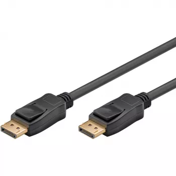 Kábel DisplayPort 1.4 konektor samec > DisplayPort konektor samec (čierny, 2 metre, 8K)
