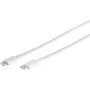 Lightning kábel S/CONN 14-13052 1,5 m biely