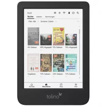 Tolino shine color E-Book-Reader dotykový displej 16 GB Wi-Fi čierny