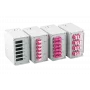 EFB Elektronik predný panel pre 6x SC-D, LC-Quad so skrutkovými otvormi 2,8 mm