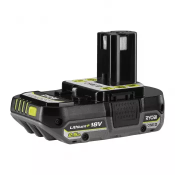 Ryobi RB18L25, batéria, lithium-ion (Li-Ion), 2,5 Ah, 18 V, Čierna, Zelená, 1 ks