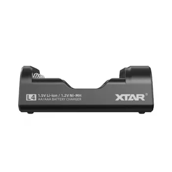 Nabíjačka batérií XTAR 4-slot pre AA/AAA (Li-Ion, NiMH) USB-C, LED indikátory, čierna