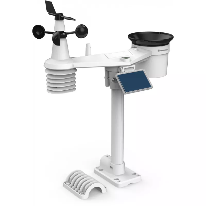 Bresser 7003220 Weather Center 7-in-1 Solar 6-Day 4cast Pro SF digitálna meteorologická stanica, LCD, čierna