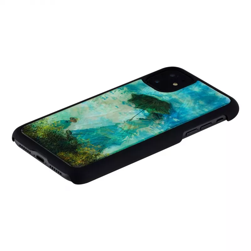 Puzdro na smartfón iKins pre iPhone 11 — čierny Camille dizajn, ochranné puzdro