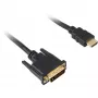 Kábel HDMI/DVI-D Sharkoon 1 m